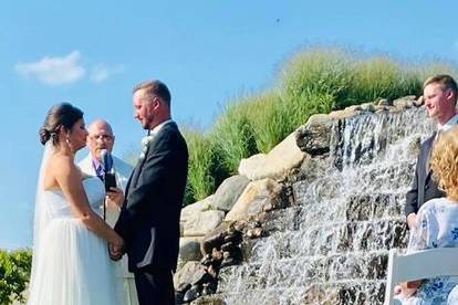 Ceremony waterfall