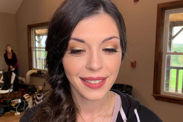 Bridesmaid makeup