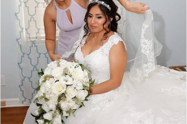 Bride & maid of honor