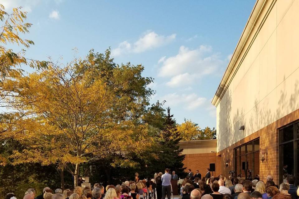 Outdoor ceremony