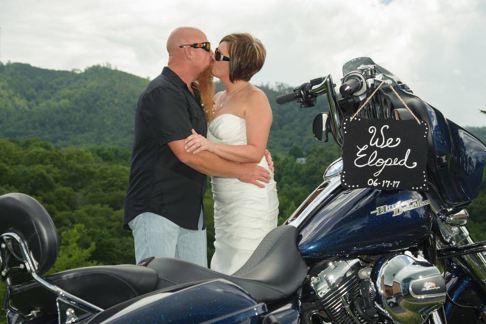 Smoky Mountain Biker Weddings