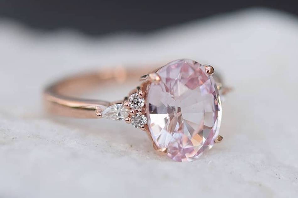 RG morganite oval