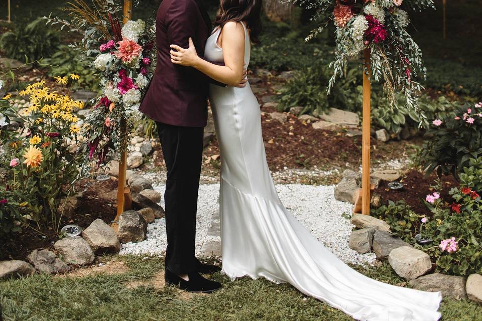 Breathtaking ceremony arch