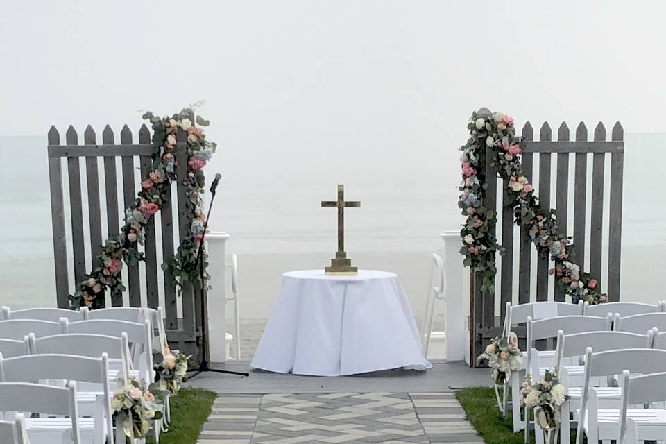 Beach ceremony