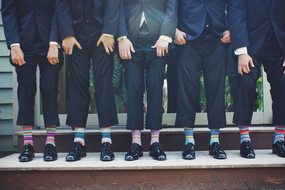 Groom and groomsmen