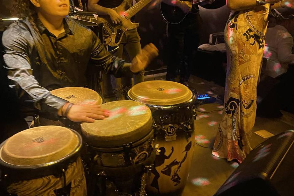 Jamming with Angela at Upscale