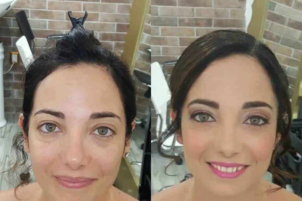 beautyful natural airbrush bridal make up