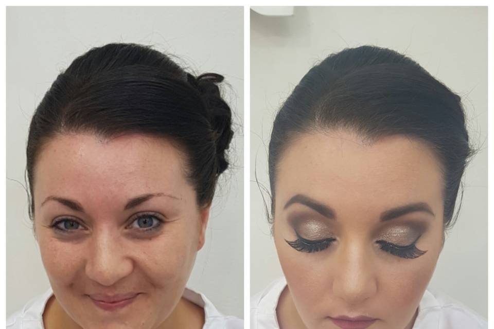 Spots correction make up for bride