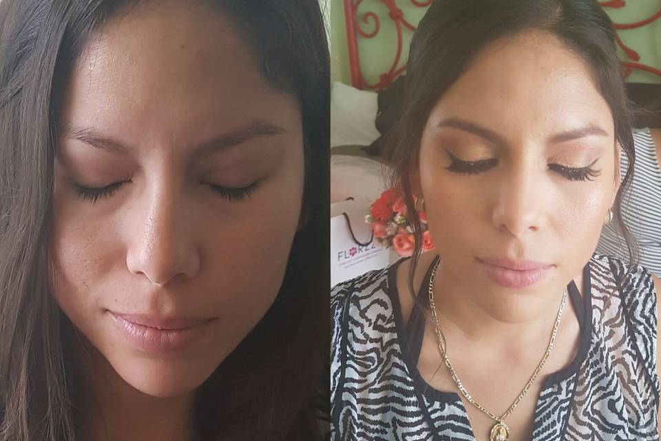 regular make up, natural perfect skin