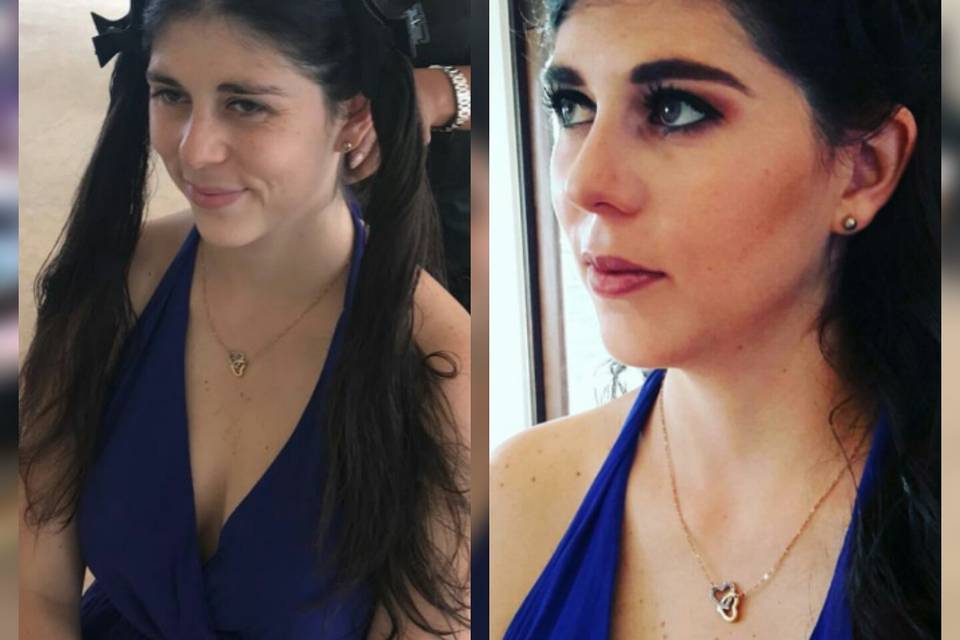 airbrush make up with contouring