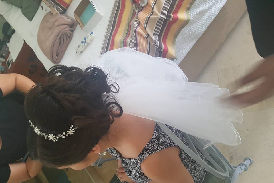 bride hairstyle