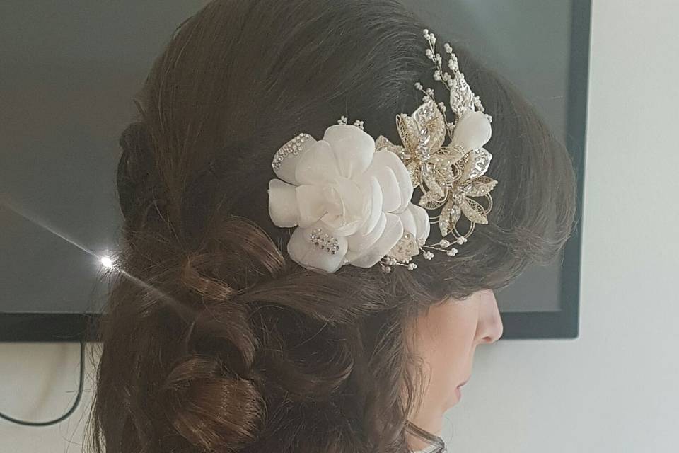 Hairstyle by our artists majo