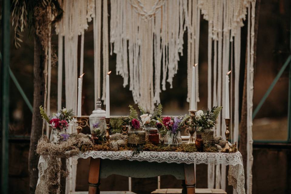 Backdrop draping