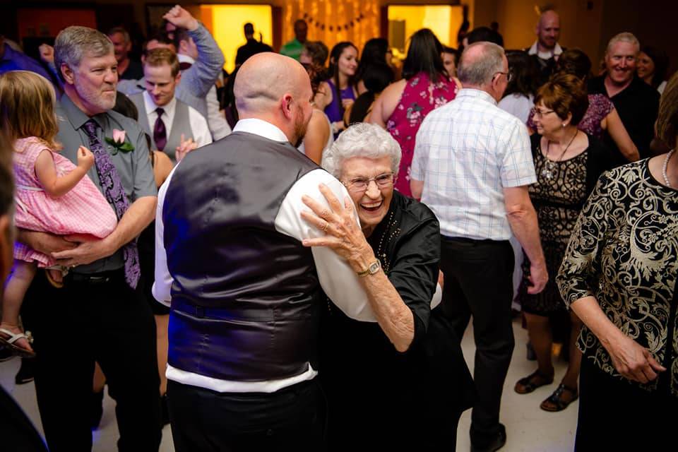 Dancing with a special lady!