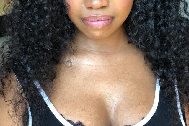 Makeup with lashes