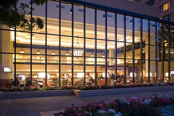 Outside our atrium, you'll find fire pits and views of the San Francisco Bay.