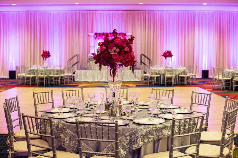Our beautiful ballroom is a blank canvas to create the reception you always dreamed of.