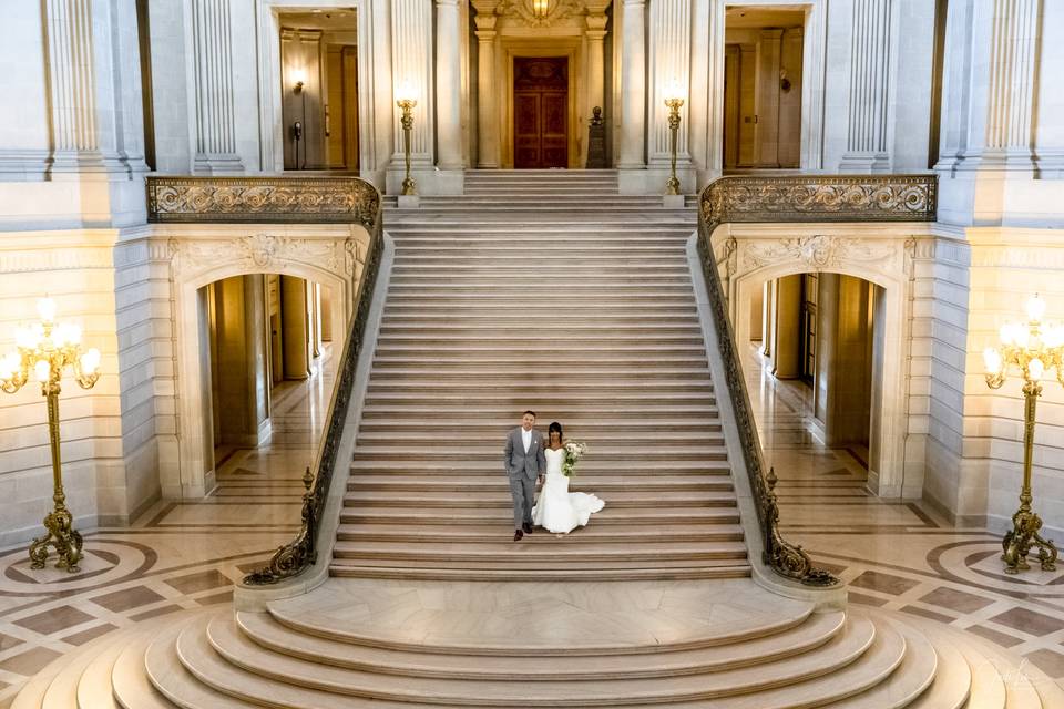 SF City Hall wedding
