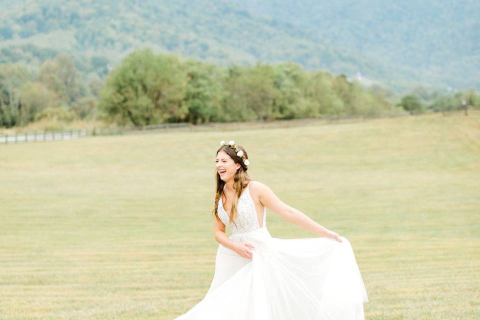 Bride Twirl