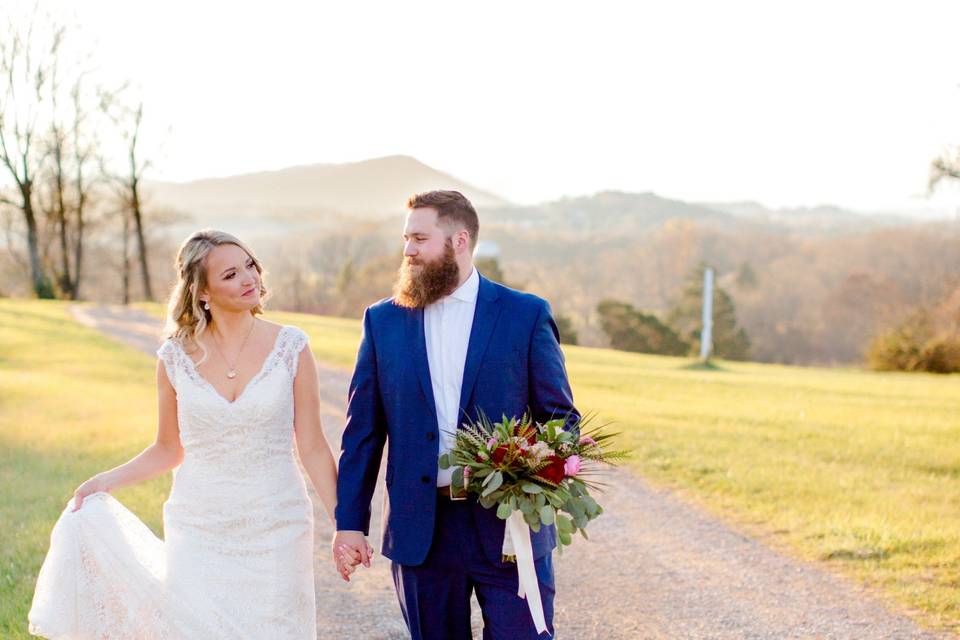 Gentry wedding - outdoor light