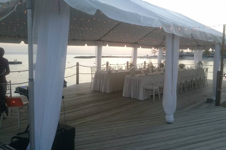 Wedding on the pier