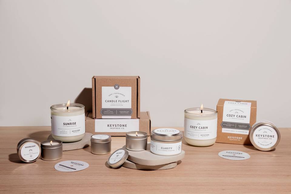 Non-toxic soy candles
