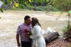 This couple met me at the Kings River to be married on a stormy day! One of my favorites!