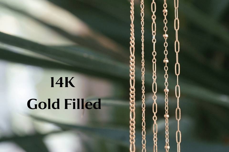 14K Gold filled chains