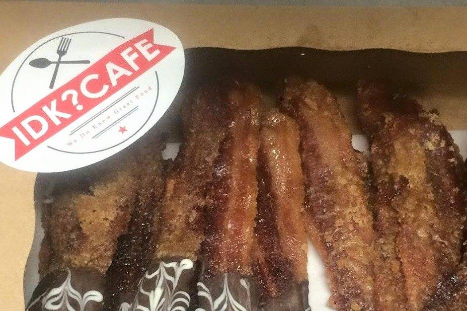 Chocolate candy bacon