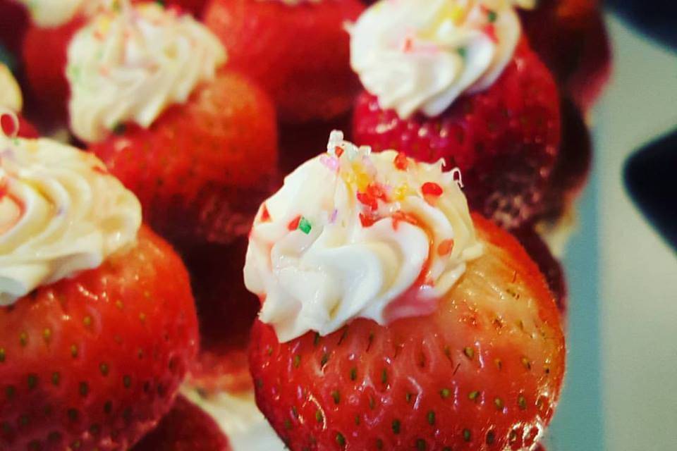 Cheesecake strawberries