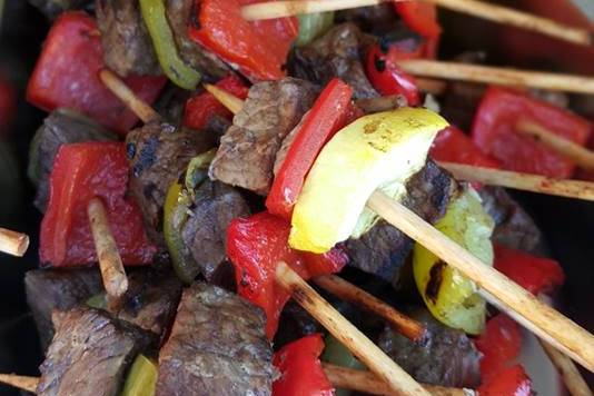 Beef kabobs