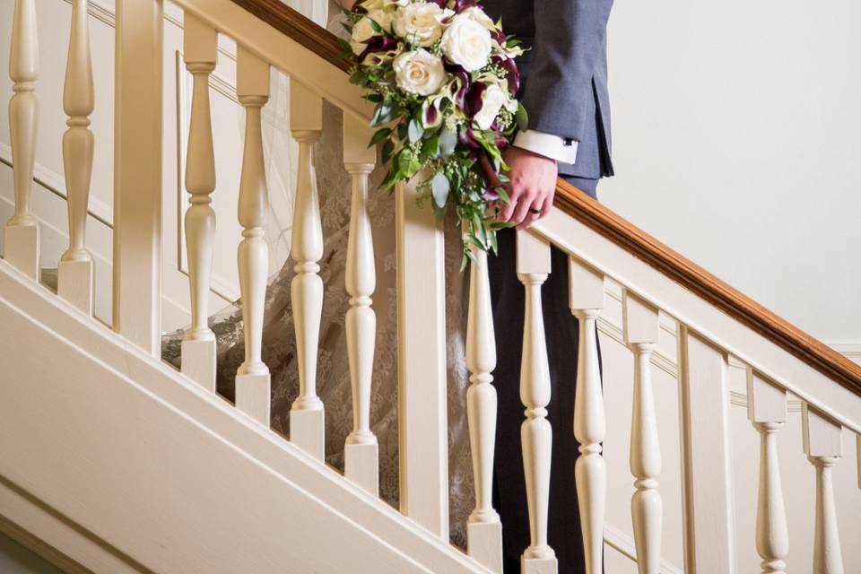Couple on the staircase