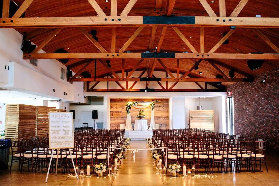 Rustic barn venue