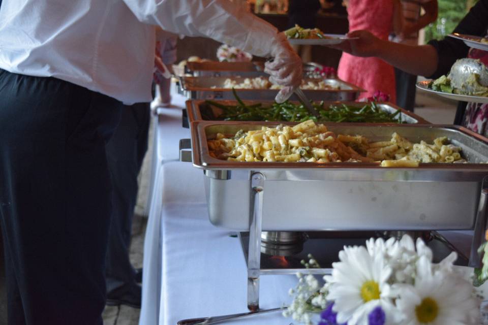 Buffet area