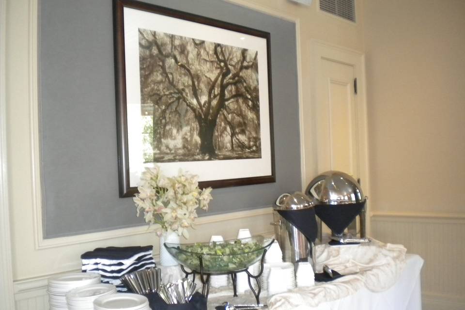 Buffet area
