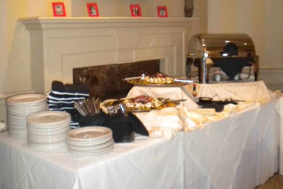 Buffet area