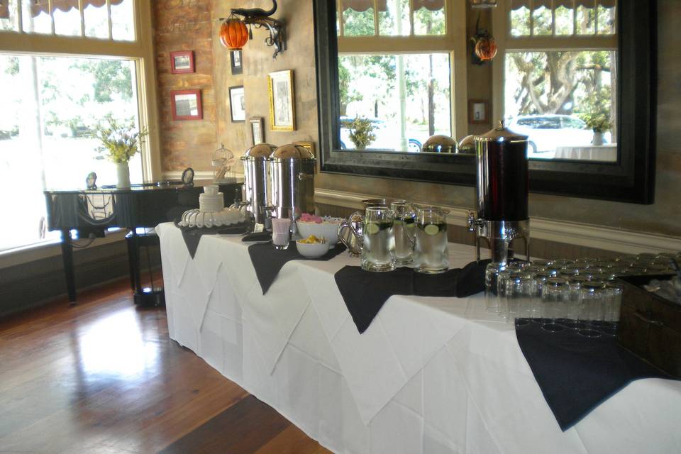 Buffet area