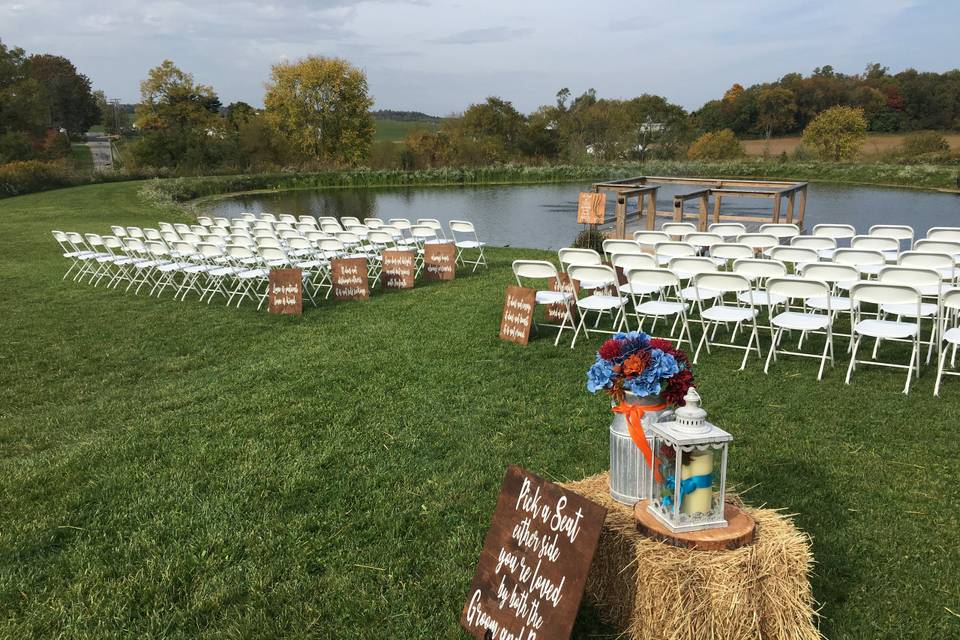 Outdoor ceremony