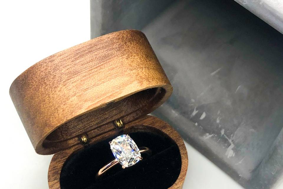 Cushion Cut Diamond Engagement