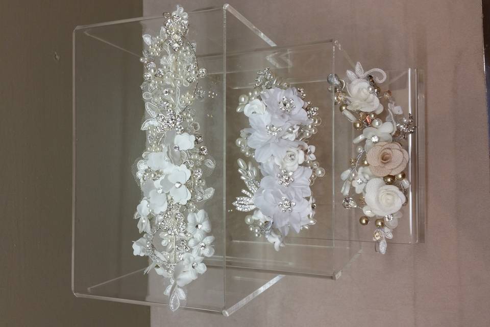 Want to make your look unique? What better way than a customized headpiece from White Couture!