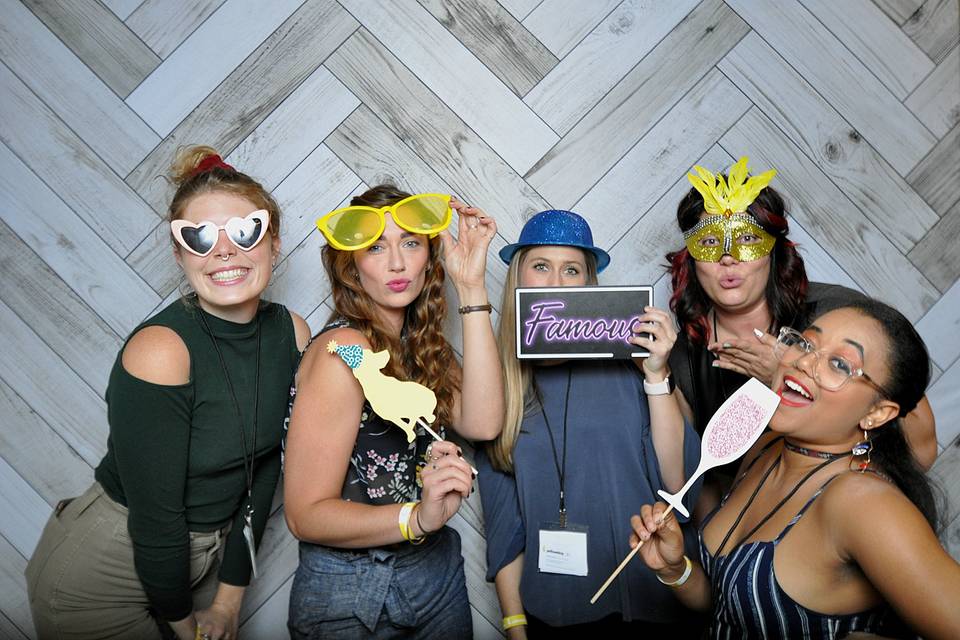 Chevron wooden backdrop