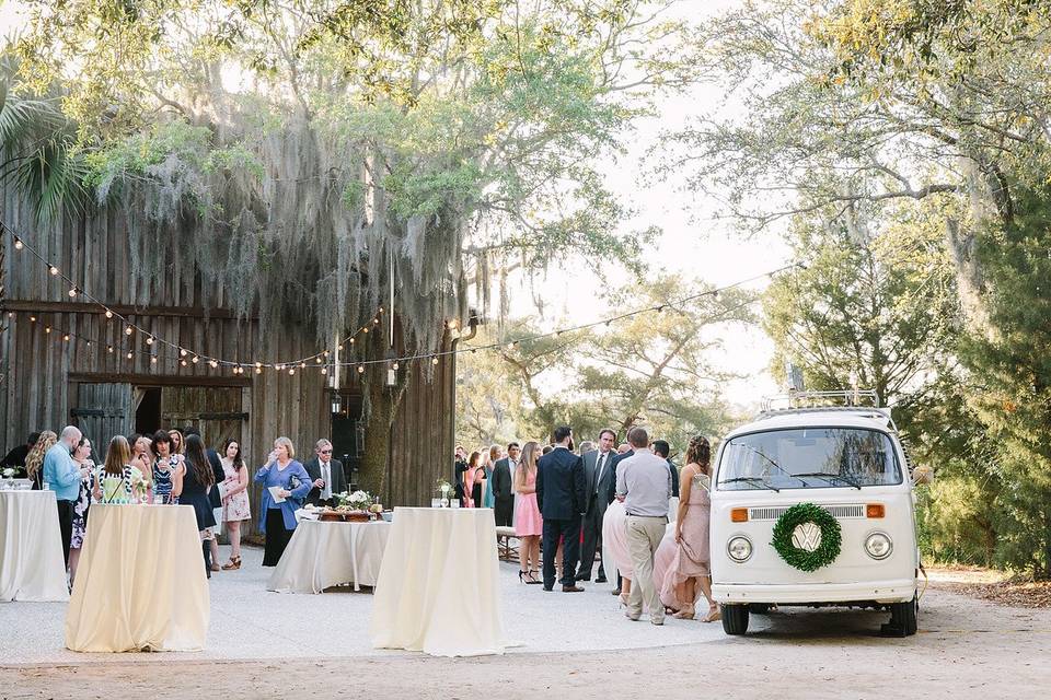 Wedding reception space