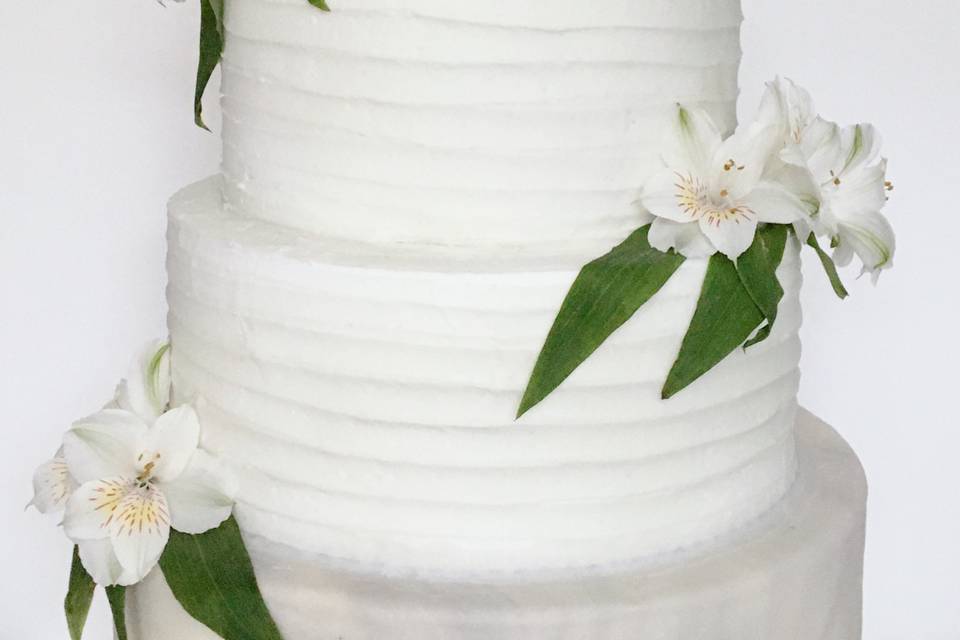 Classic four-tier cake