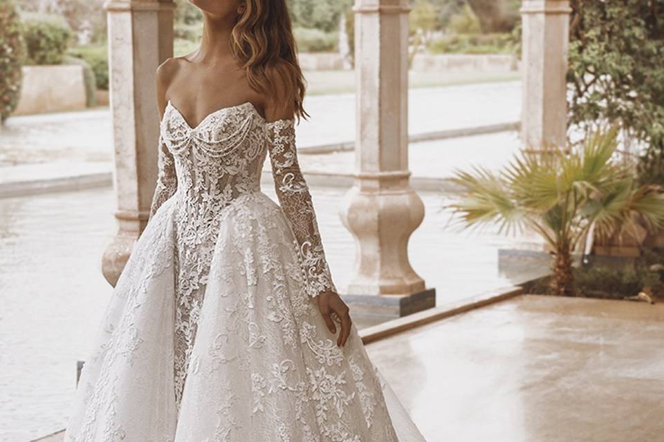 Lace ballgowns