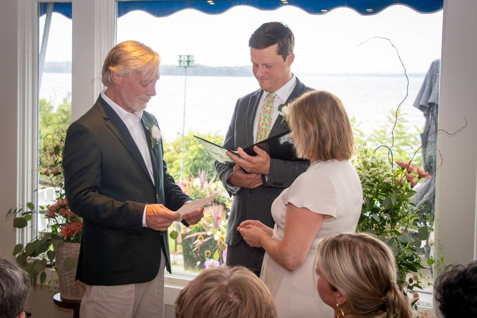 Indoor Ceremony Small Weddding