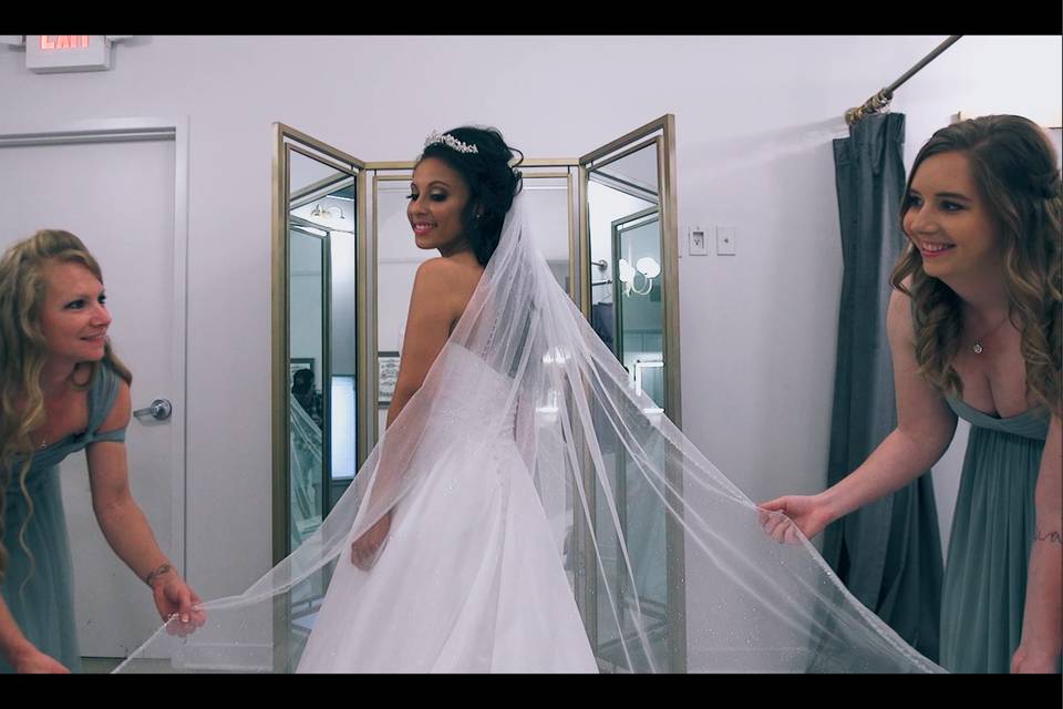Olivia Getting Ready
