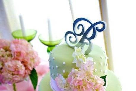 3 layered  wedding cake