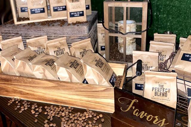Client Wedding Favor Display