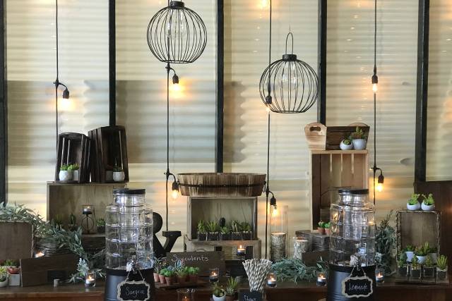Wedding favor display