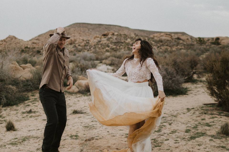 Dancing in Joshua Tree